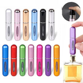 8/5ml Portable Perfume Atomizer – Refillable Mini Aluminum Spray Bottle for Travel